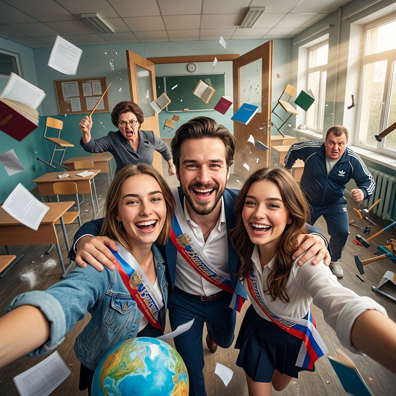 AI-фото с выпускного — 11 класс